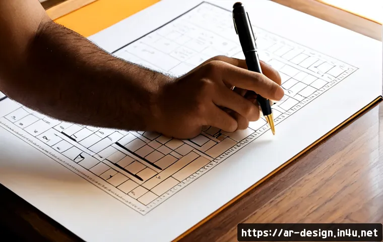 편집 디자인 폰트 활용 - Photorealistic editorial design workspace in a contemporary Arabic creative studio, an Arab designer...